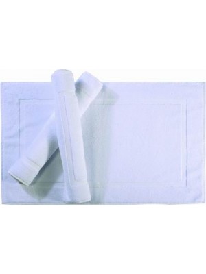 White Bath Mat - Suitable for Hotels 