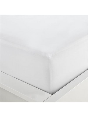 Single White Fitted Bed Sheet 