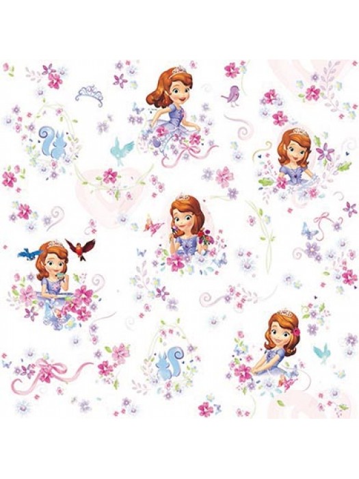 Princess Sofia- Fabric by the meter - 140cm width cotton