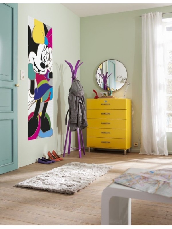 Wallpaper - Minnie Colorful - Size: 92X220cm