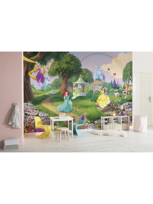 Wallpaper - Princess Rainbow - Size 368X254cm