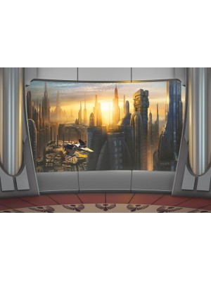  Star Wars Coruscant View- Size: 368 X 254 cm