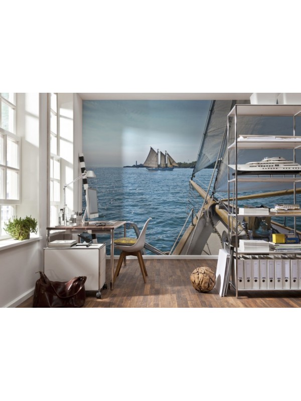 Wallpaper - Sailing - Size: 368 X 254 cm