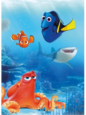 Wallpaper - Dory and Freinds - Size: 184X254cm